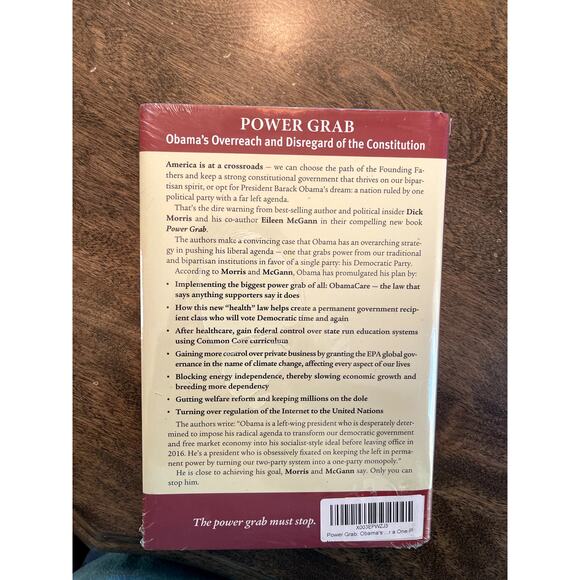 POWER GRAB: Obama's Dangerous Plan for a One Party Nation (SEALED) - Picture 2 of 2